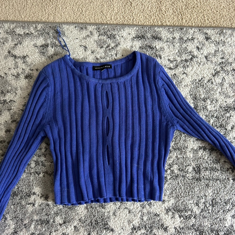 kendall & kylie cropped sweater